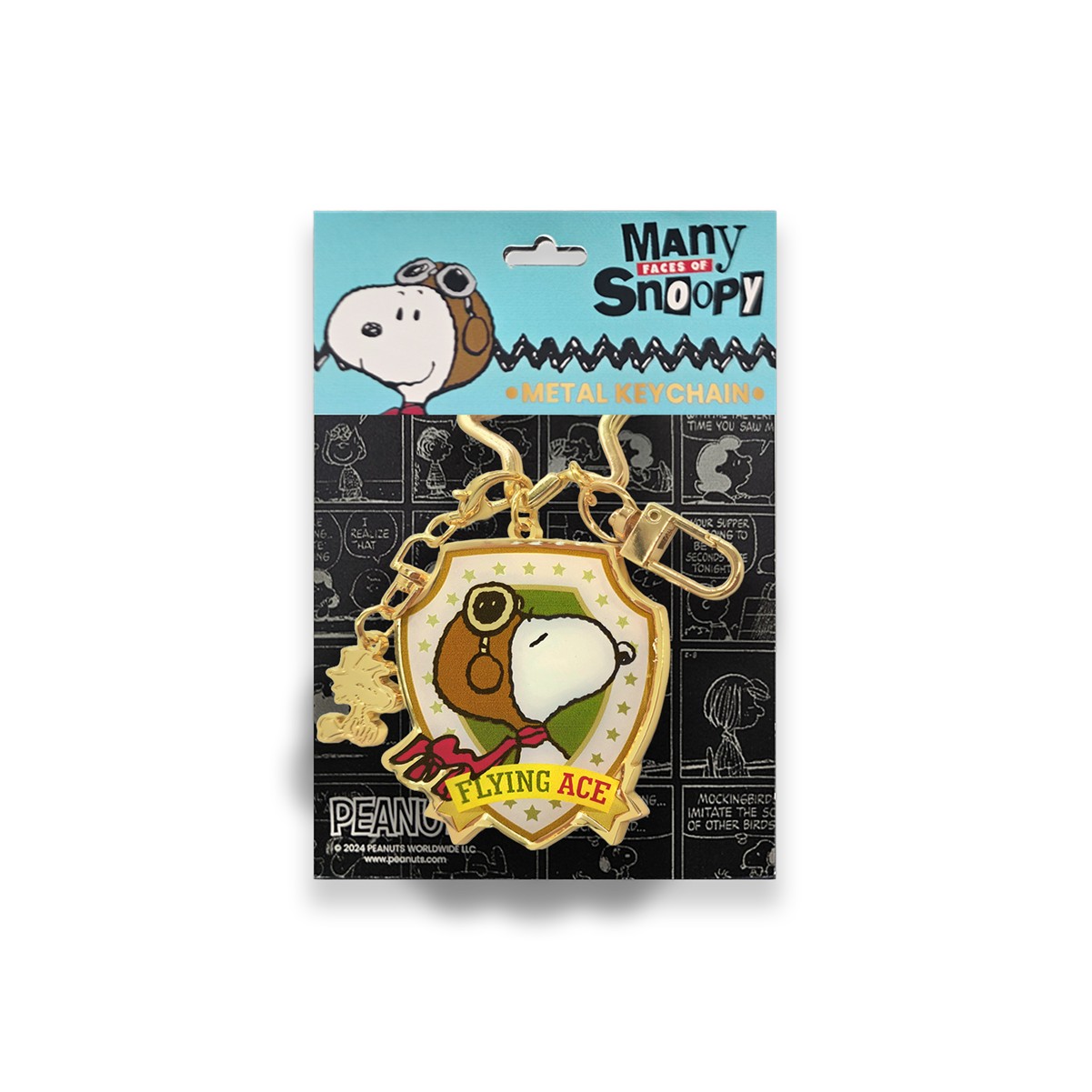 Flying Ace Snoopy Peanuts 24K Gold-Plated Keychain | NTUC FairPrice