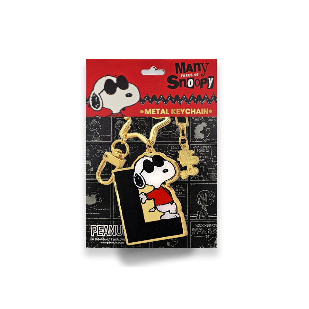 Joe Cool Snoopy Peanuts 24K Gold-Plated Keychain | NTUC FairPrice