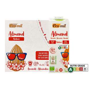 Ecomil Organic Almond Milk -  Sugar Free