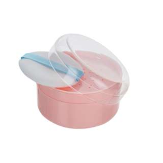  Baby 2 Layers Powder And Puff Box - Pink