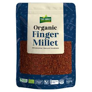 Top Green Organic Finger Millet (Ragi Millet)