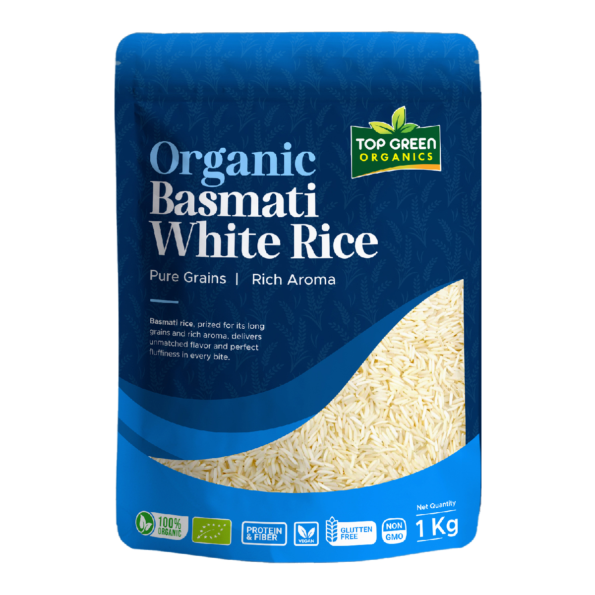 Organic Extra Long Grain Basmati White Rice (1121) - Nature Bio Foods