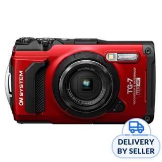 Olympus OM System Tough TG-7 Digital Camera - Red