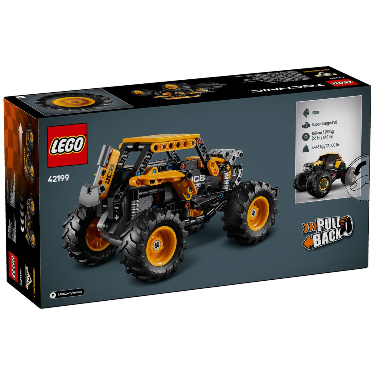 Adventure 42069 Lego Kit Lego Technic Extreme Adventure Motorized LEGO  Monster Jam DIGatron Pull-Back (42199) –