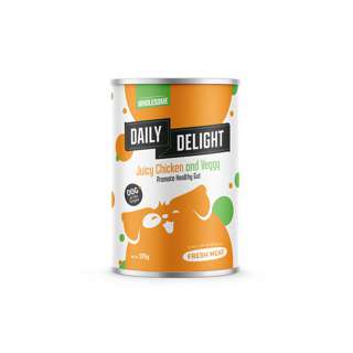 Daily Delight Wholesome Dog Wet Food - Chicken & Veggy