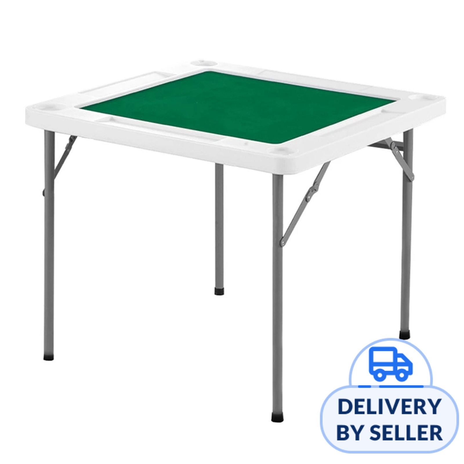 JIJI.SG HDPE Foldable Mahjong Table - White