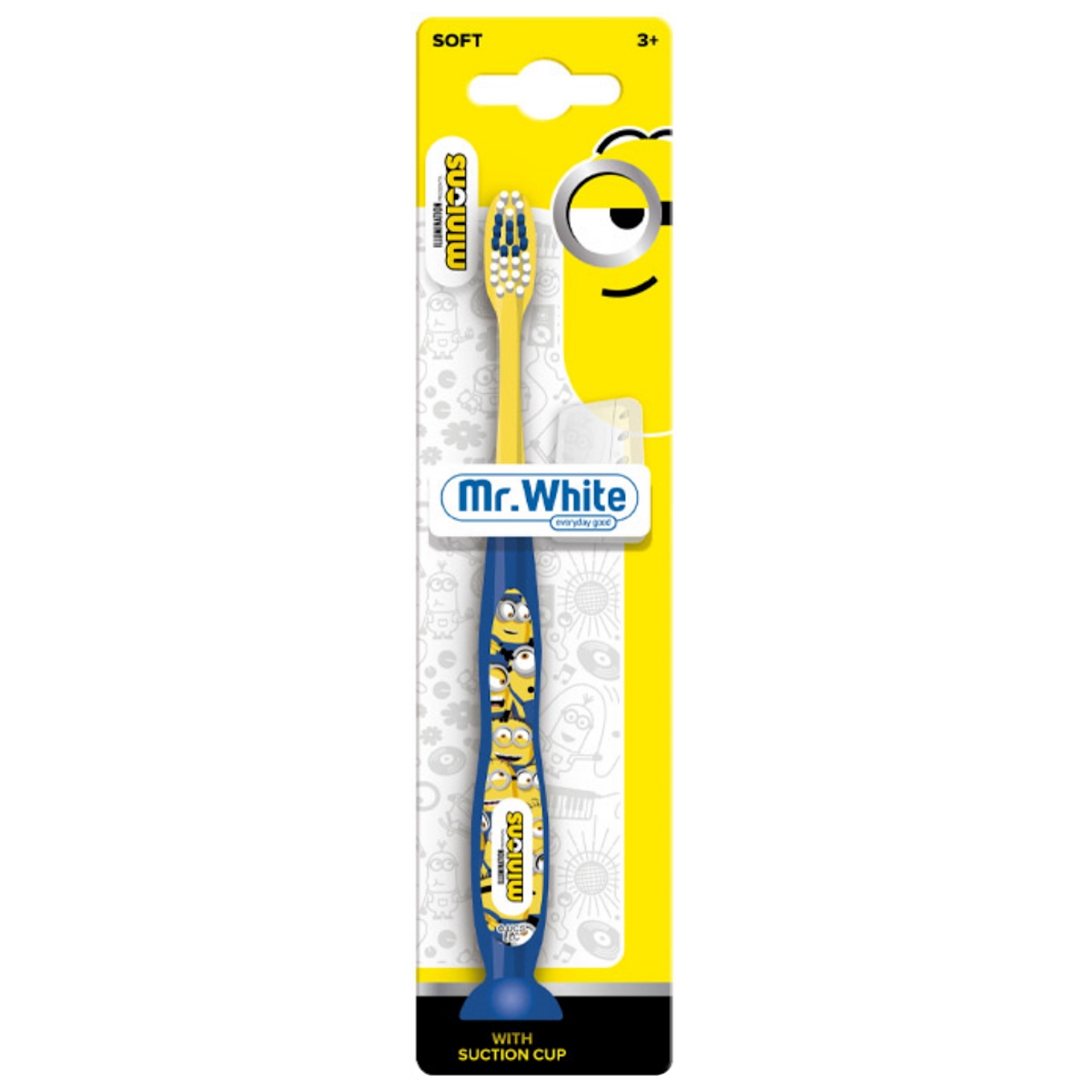 Mr White Toothbrush with Suction Cup - Minions | NTUC FairPrice