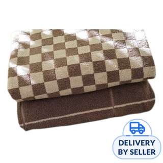 COUCOUL Bath Towel Brown COUCOUL Bath Towel Brown