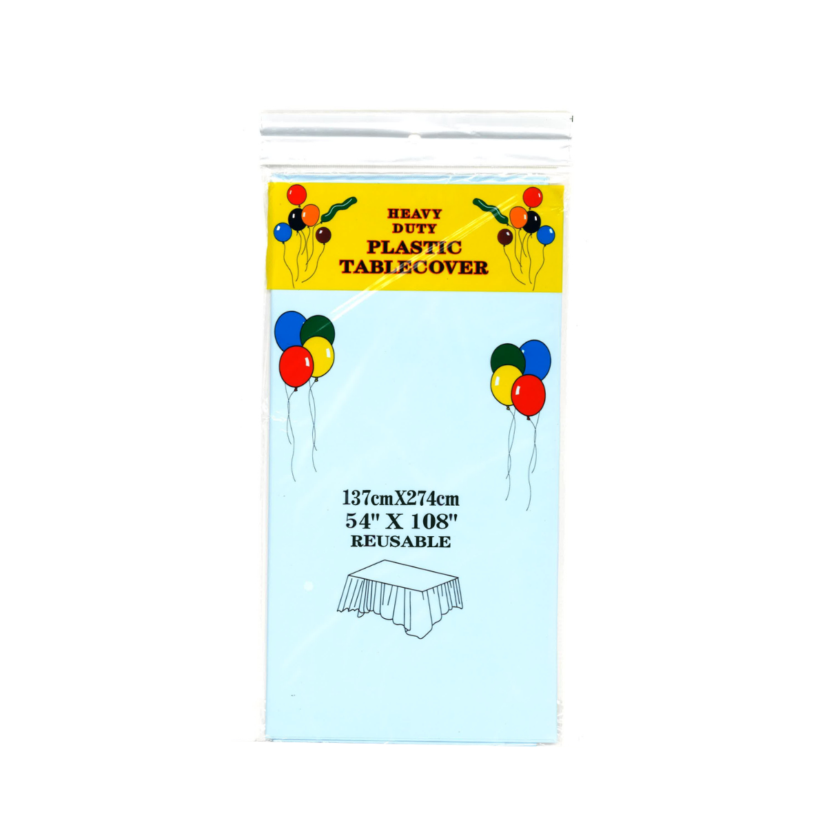 Disposable Tablecloth - Macaron Blue Disposable Tablecloth - Macaron Blue