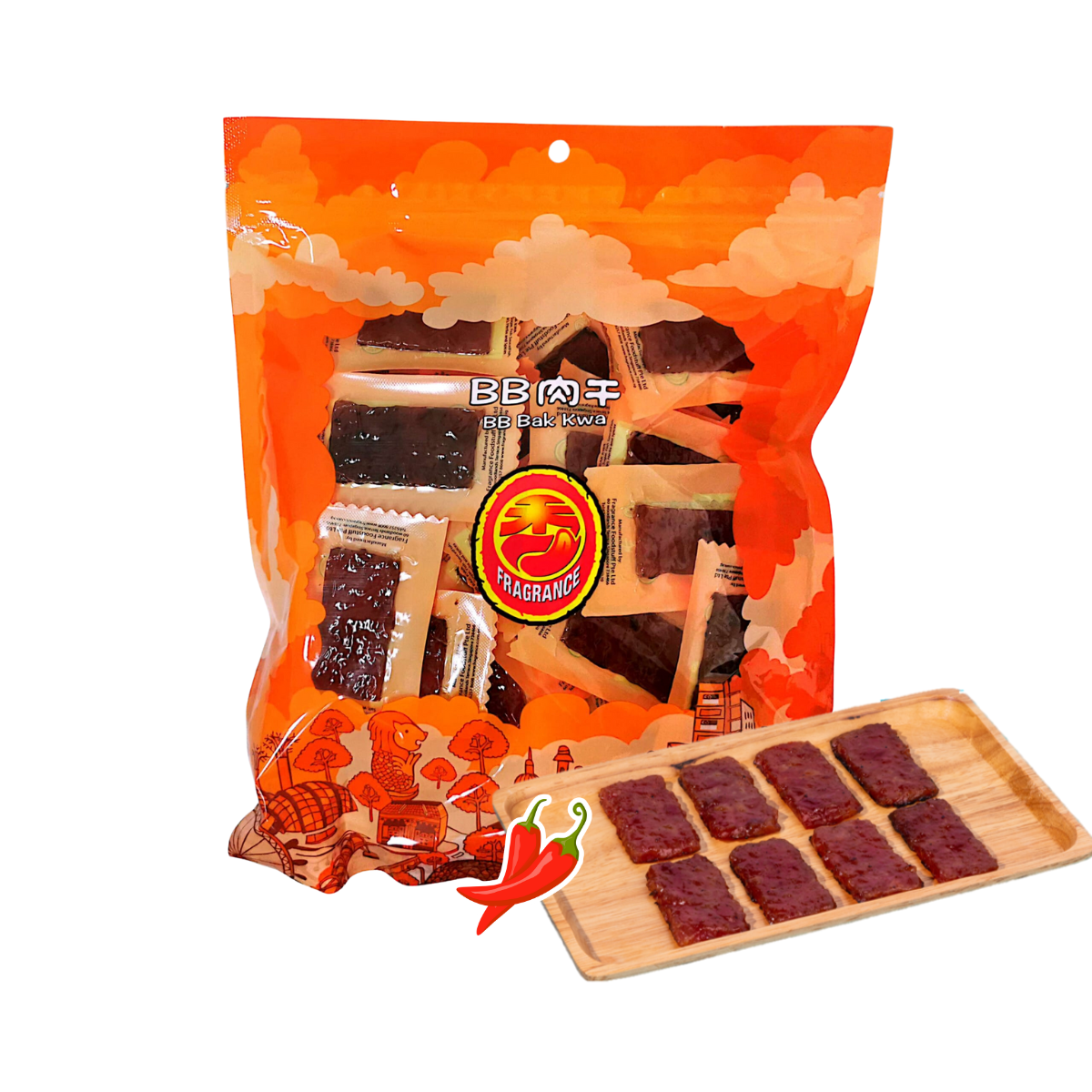Fragrance BB Pork Bak Kwa - Chilli