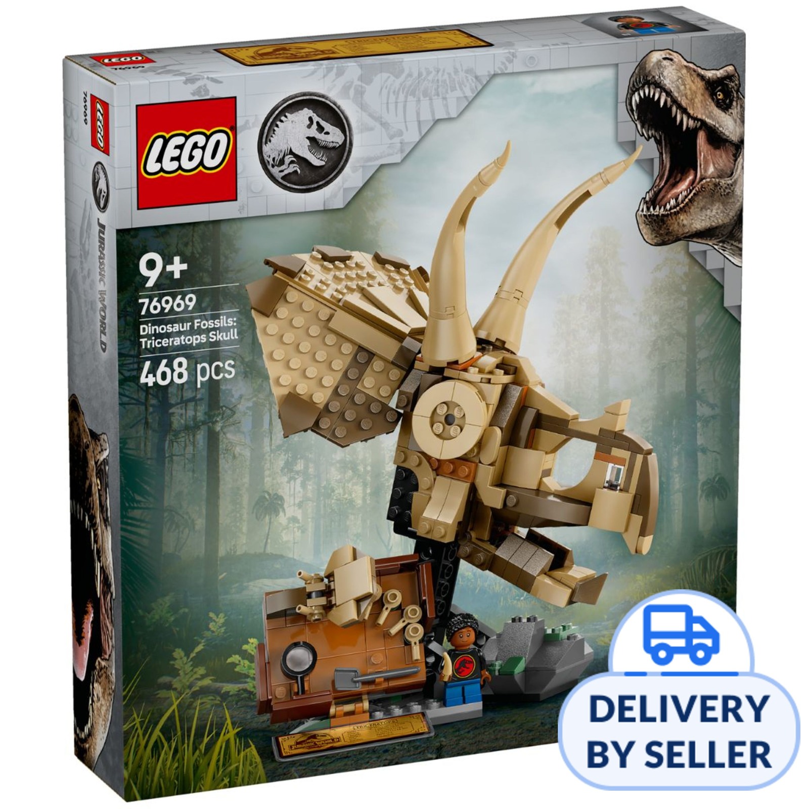 LEGO 76969 Jurassic World Dinosaur Fossils Triceratops Skull