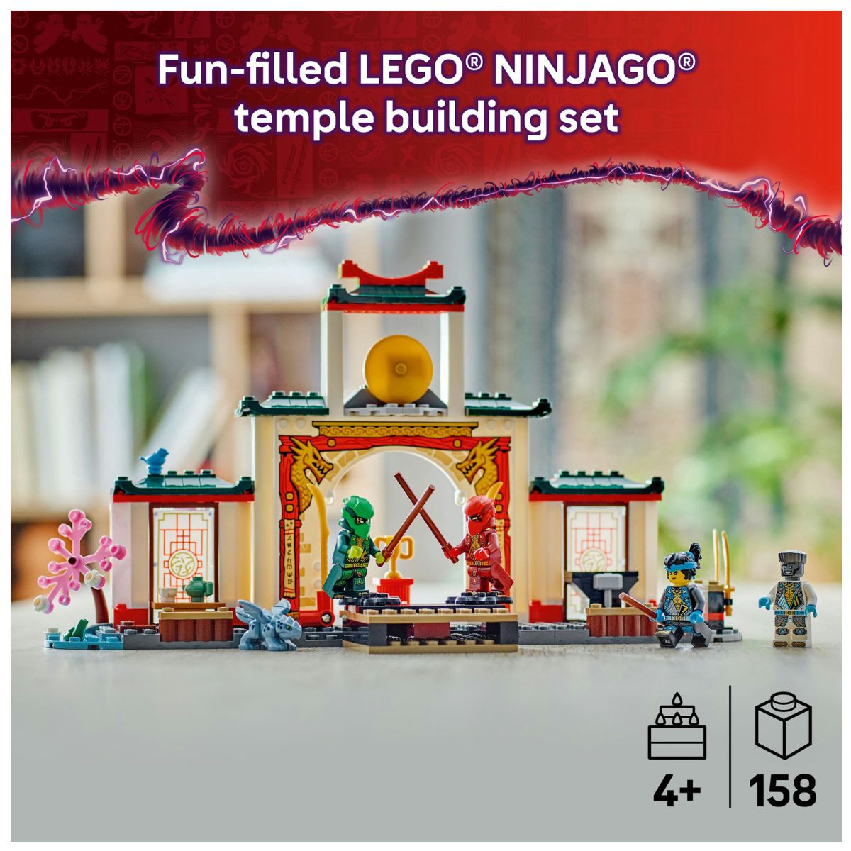 LEGO 71831 NINJAGO Ninja Spinjitzu Temple NTUC FairPrice