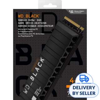 WD Black SN850X NVMe SSD With Heatsink - 4TB WD Black SN850X NVMe SSD With Heatsink - 4TB