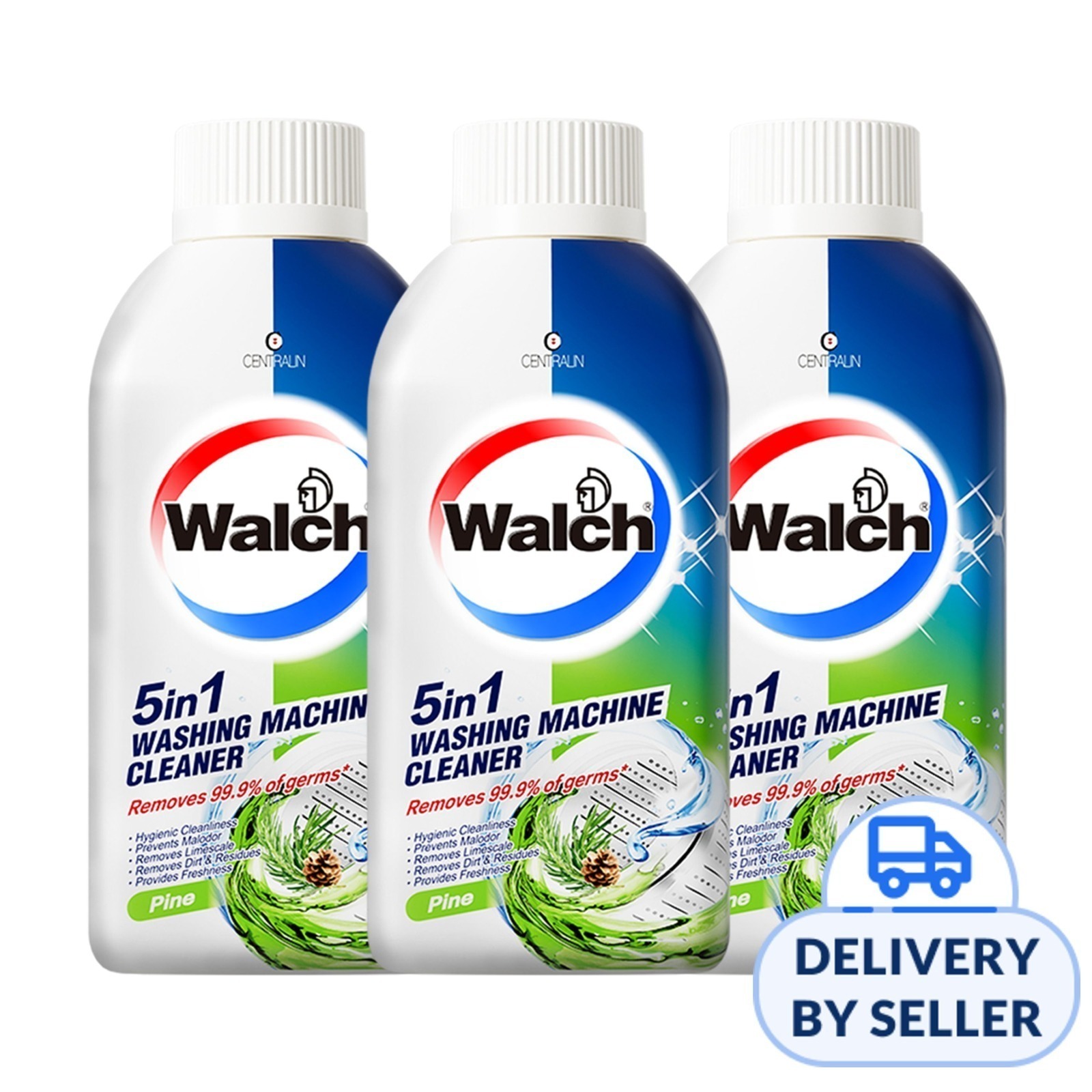 Walch 5in1 Washing Machine Cleaner Bundle - Pine