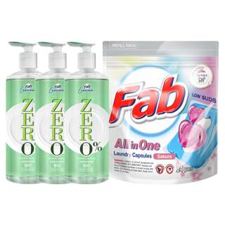 Fab Dishwashing Liquid Bundle - Lemongrass