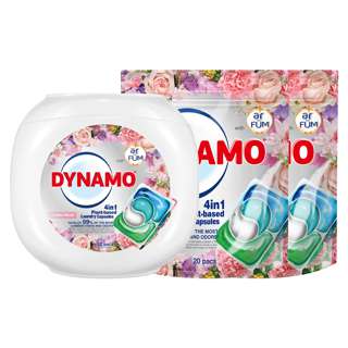 Dynamo 4in1 Laundry Capsules Bundle - Floral Dream