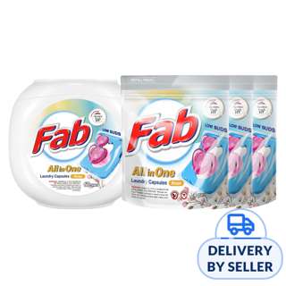 Fab All-in-One Laundry Capsules Bundle - Rose