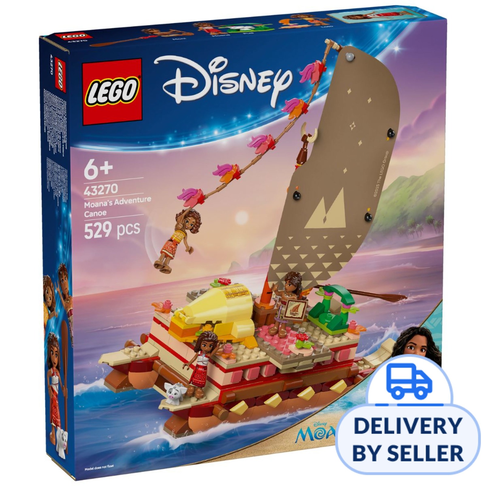 LEGO 43270 Disney Moana's Adventure Canoe | NTUC FairPrice
