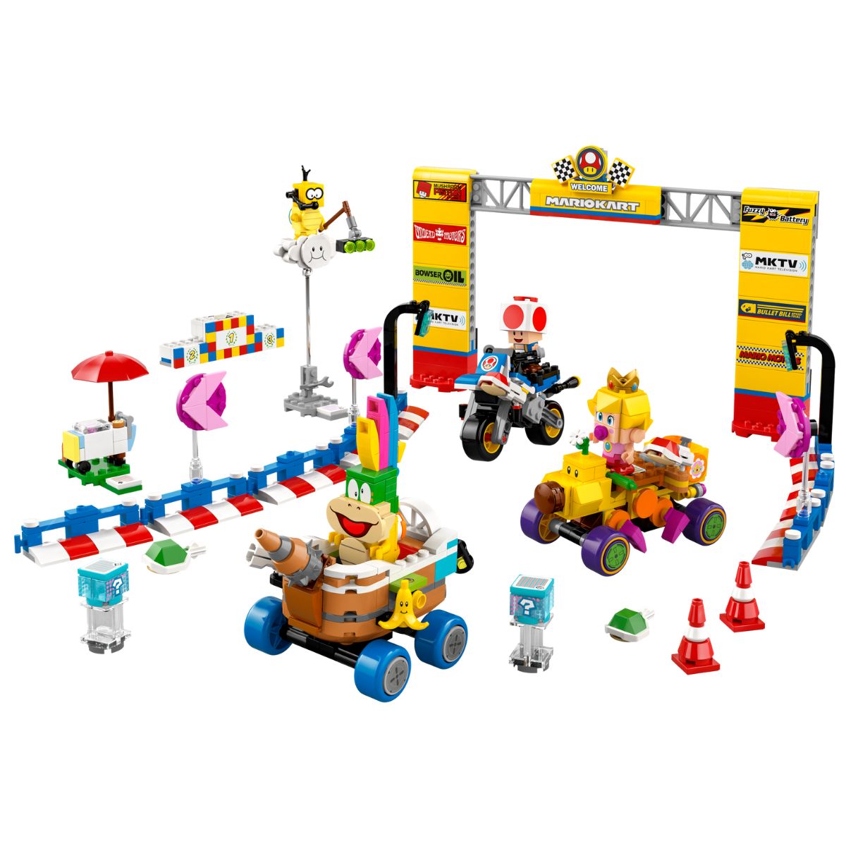 LEGO 72036 Mario Kart Baby Peach N Grand Prix Set | NTUC FairPrice