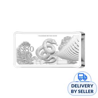 2025 SG Lunar Snake 1 kg 999 Fine Silver Proof-Like Coin