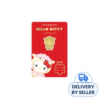 Sanrio Hello Kitty Zodiac Goat 0.1 gm 999 Fine Gold Bar