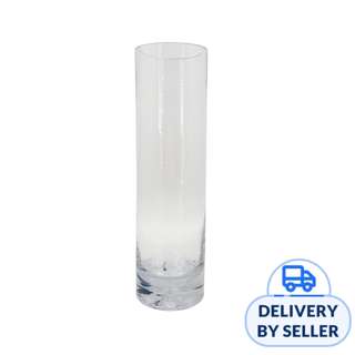 JM Flower Glass Bubble 1240 Cylinder