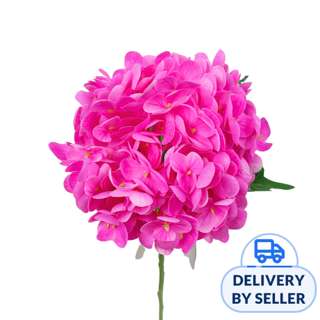 JM Flower Artificial Hydrangea - Shocking Pink