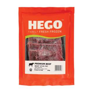Hego US Choice Beef Stir Fry - Frozen