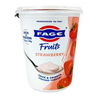 Fage Fruits Strawberry Strained Yogurt Fage Fruits Strawberry Strained Yogurt