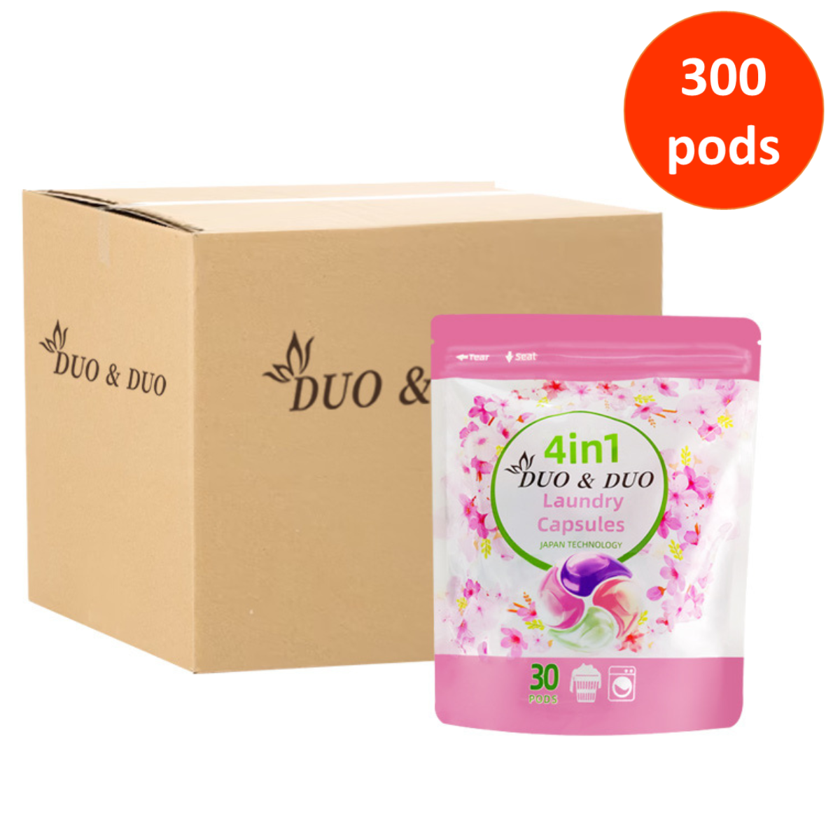 DUODUO  4 in 1 Laundry Capsules - Armani Scent