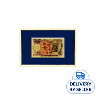 Singapore $1,000 Orchid Series 999 Fine Gold Foil