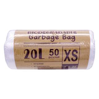 Biodegradable Garbage Trash Bags (19 x 22 Inch)