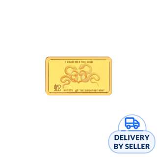 2025 Lunar Snake Fine Gold Proof-Like Colour Medallion