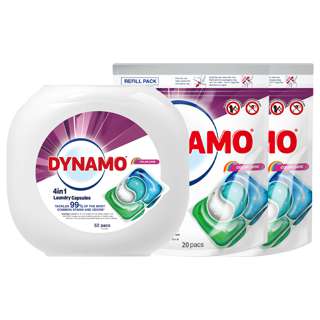 Dynamo 4in1 Laundry Capsules Bundle - Color Care
