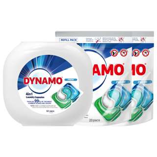 Dynamo 4in1 Laundry Capsules Bundle - Fresh