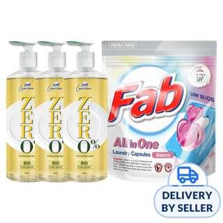 Fab Dishwashing Liquid Bundle - Lemon & Citrus