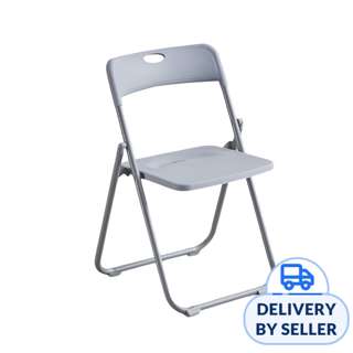 HOUZE Foldable Chair with Metal Frame - Grey