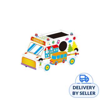 HOUZE Kids Cardboard Craft - Wearable School Bus