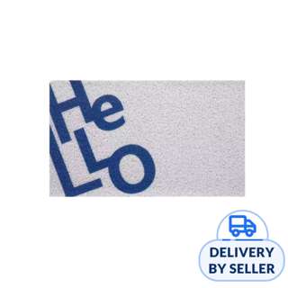 HOUZE Washable Non Slip Coil Mat - HELLO Greek