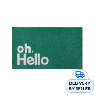 HOUZE Washable Non Slip Coil Mat - Oh Hello Teal