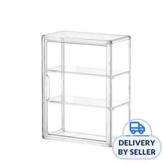 HOUZE Acrylic Popmart Display Box with 2 Shelf - Large