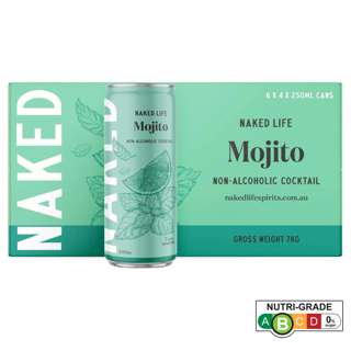 Naked Life Non-Alcoholic Cocktail - Mojito Naked Life Non-Alcoholic Cocktail - Mojito