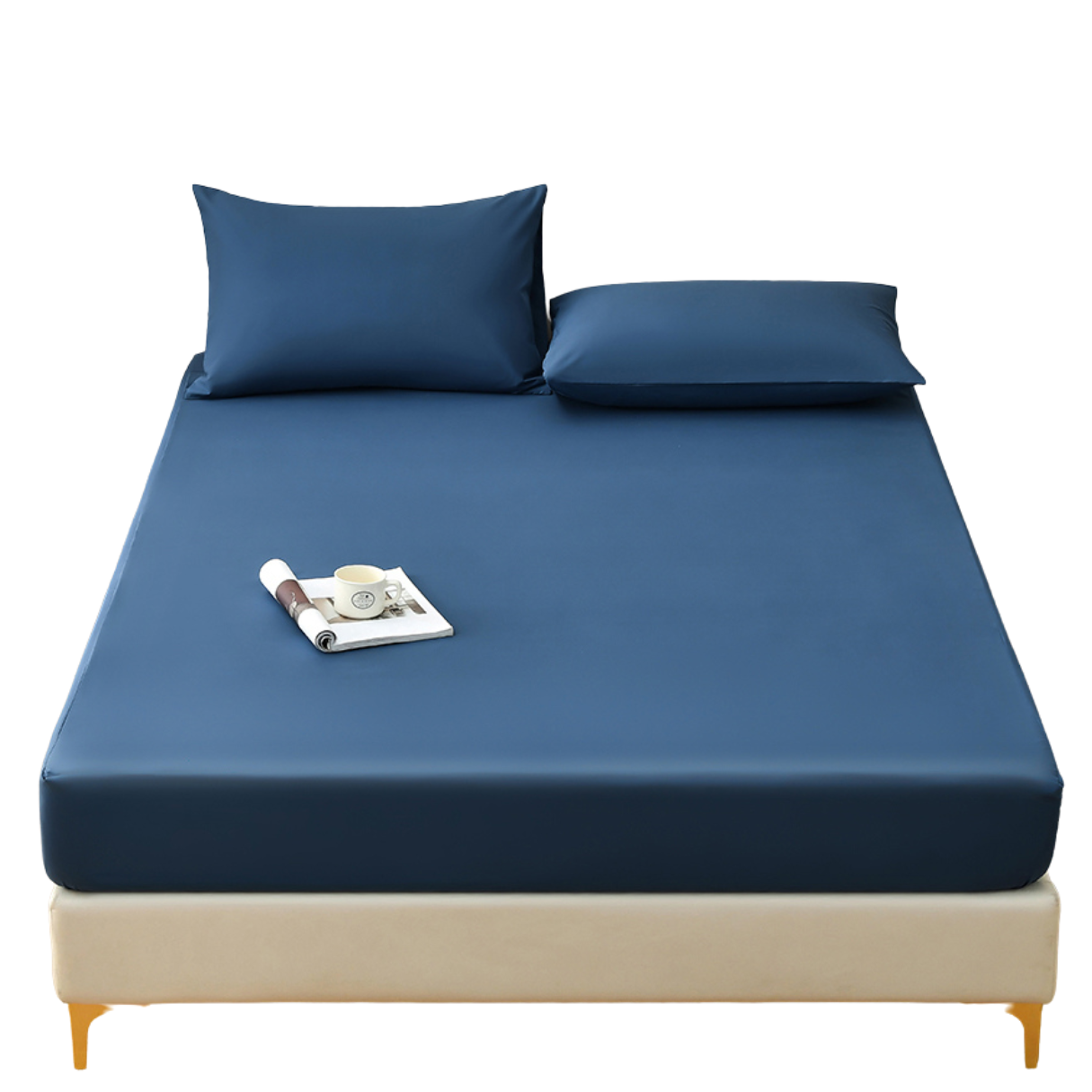 MAKKO Waterproof Mattress Protector - Queen – Blue