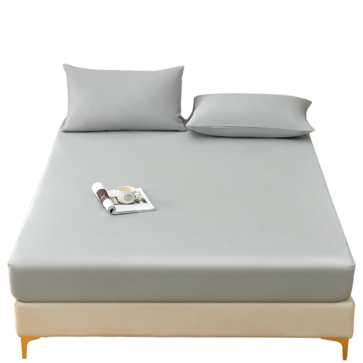 MAKKO Waterproof Mattress Protector - Queen – Grey