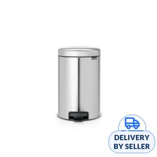 PEDAL BIN NEWICON 12L SOFT CLOSING - FPP MATT STEEL PEDAL BIN NEWICON 12L SOFT CLOSING - FPP MATT STEEL