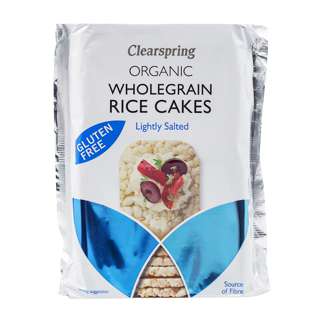 Clearspring Organic Wholegrain Rice Cakes - Lightly Salted Clearspring Organic Wholegrain Rice Cakes - Lightly Salted