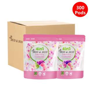DUODUO 4in1 Laundry Capsules - Armani and Cherry Blossom