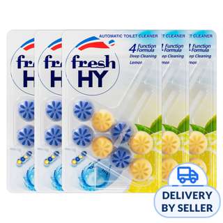 Fresh Hy Automatic Toilet Cleaner Bundle of 5 - Lemon