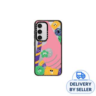 CASETiFY Galaxy S24 Snack Time Case - Clear Black