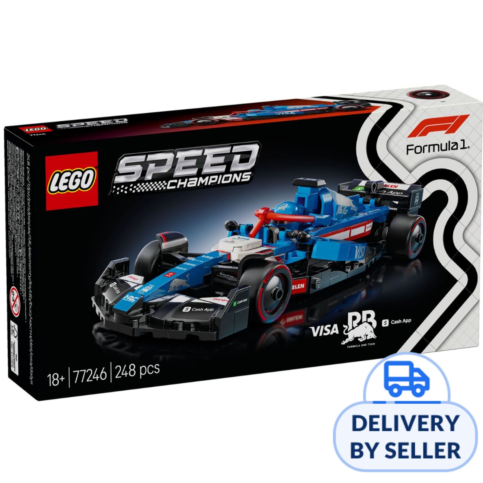 LEGO 77246 Visa Cash App RB VCARB 01 F1 Race Car | NTUC FairPrice
